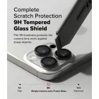 iPhone 16 Pro / 16 Pro Max Lencsevédő - Ringke Camera Lens Frame Glass x 2 db - Fekete