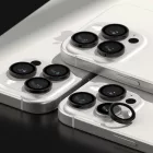 iPhone 16 Pro / 16 Pro Max Lencsevédő - Ringke Camera Lens Frame Glass x 2 db - Fekete