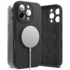 iPhone 16 Pro Max Tok - Ringke Silicone Magnetic - Fekete