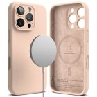 iPhone 16 Pro Max Tok - Ringke Silicone Magnetic - Pink