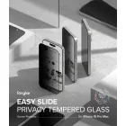 iPhone 16 Pro Max Kijelzővédő Üvegfólia - Ringke Easy Slide Privacy x 2 db