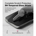 iPhone 16 Pro Max Kijelzővédő Üvegfólia - Ringke Easy Slide Privacy x 2 db