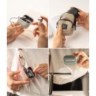 Samsung Galaxy Buds 3 / 3 Pro Tok - Ringke Onyx Magnetic - Szürke