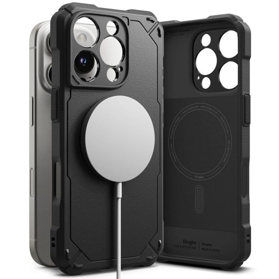 iPhone 16 Pro Tok - Ringke Rugged Gear Magnetic - Fekete