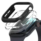 Apple Watch 10 (46mm) Tok - Ringke Slim x 2 db - Átlátszó & Fekete