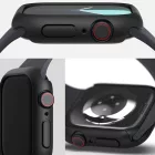 Apple Watch 10 (46mm) Tok - Ringke Slim x 2 db - Átlátszó & Fekete