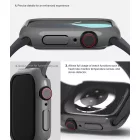 Apple Watch 10 (46mm) Tok - Ringke Slim x 2 db - Átlátszó & Fekete