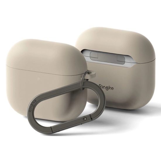 Apple AirPods 4 Tok - Ringke Silicone - Bézs