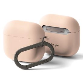Apple AirPods 4 Tok - Ringke Silicone - Pink Apple AirPods 4 Tok - Ringke Silicone - Pink