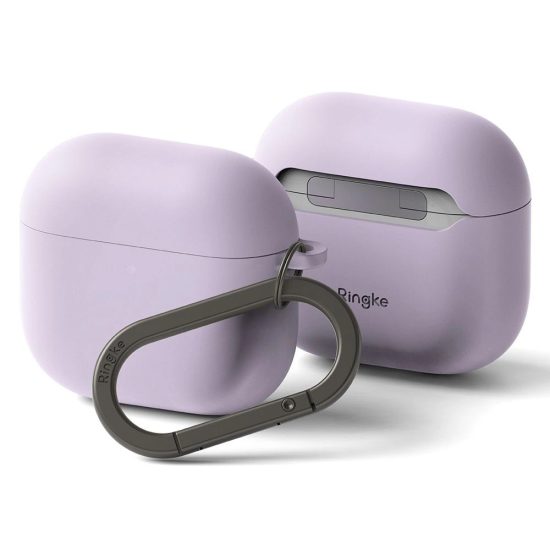 Apple AirPods 4 Tok - Ringke Silicone - Lila