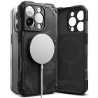 iPhone 16 Pro Max Tok - Ringke Rugged Gear Magnetic - Fekete Camo