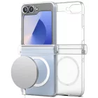 Samsung Galaxy Z Flip 6 Tok - Ringke Slim Hinge Magnetic - Áttetsző