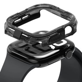 Apple Watch 10 (46mm) Tok - Ringke Fusion Bumper - Fekete Apple Watch 10 (46mm) Tok - Ringke Fusion Bumper - Fekete