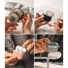 AirPods 4 Tok - Ringke Onyx Magnetic - Szürke