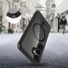 Samsung Galaxy S25 Tok - Tech-Protect MagMat MagSafe - Átlátszó-Fekete