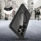 Samsung Galaxy S25 Ultra Tok - Tech-Protect MagMat MagSafe - Átlátszó-Fekete