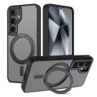 Samsung Galaxy S25 Tok - Tech-Protect MagRing MagSafe - Matt-Fekete