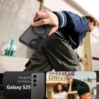 Samsung Galaxy S25 Tok - Tech-Protect MagRing MagSafe - Matt-Fekete
