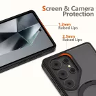 Samsung Galaxy S25 Ultra Tok - Tech-Protect MagRing MagSafe - Matt-Fekete