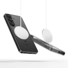 Samsung Galaxy S25+ Plus Tok - Tech-Protect MagMat MagSafe - Átlátszó-Fekete