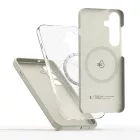 Samsung Galaxy S25 Tok - Tech-Protect Liquid Silicone MagSafe - Bézs