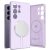 Samsung Galaxy S25 Ultra Tok - Tech-Protect Liquid Silicone MagSafe - Lila