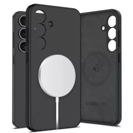   Samsung Galaxy S25 Tok - Tech-Protect Liquid Silicone MagSafe - Fekete