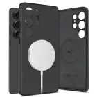 Samsung Galaxy S25 Ultra Tok - Tech-Protect Liquid Silicone MagSafe - Fekete