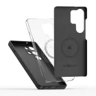 Samsung Galaxy S25 Ultra Tok - Tech-Protect Liquid Silicone MagSafe - Fekete
