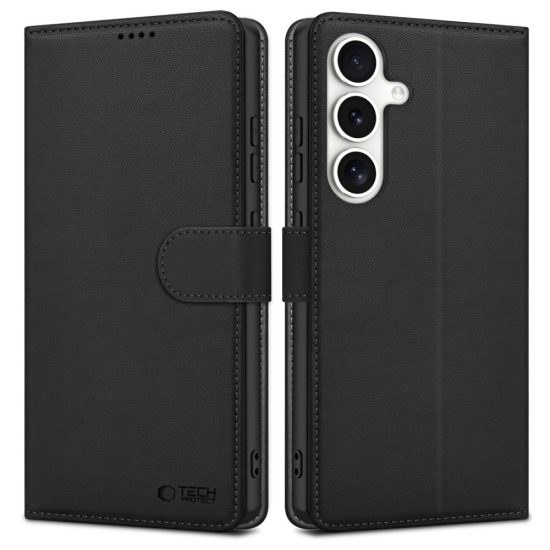 Samsung Galaxy S25 Tok - Tech-Protect Wallet - Fekete