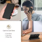 Samsung Galaxy S25+ Plus Tok - Tech-Protect Wallet - Fekete