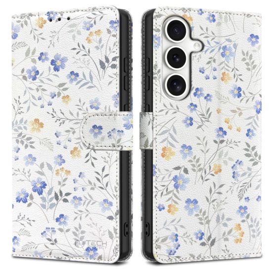 Samsung Galaxy S25 Tok - Tech-Protect Wallet - Virágos