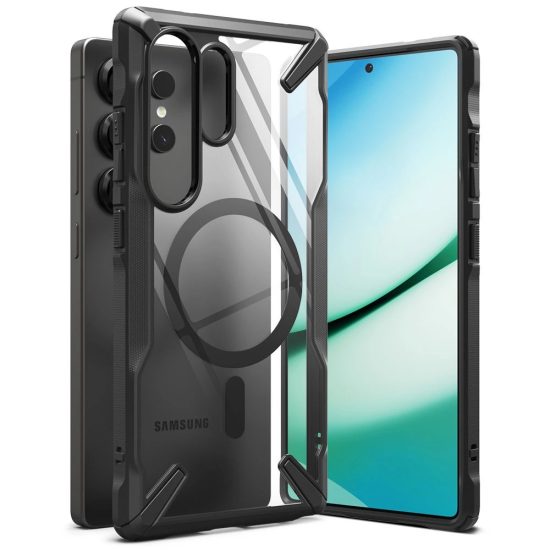 Samsung Galaxy S25 Ultra Tok - Ringke Fusion X Magnetic - Fekete