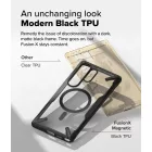 Samsung Galaxy S25 Ultra Tok - Ringke Fusion X Magnetic - Fekete