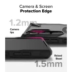 Samsung Galaxy S25 Ultra Tok - Ringke Fusion X Magnetic - Fekete