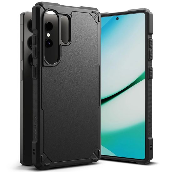 Samsung Galaxy S25 Ultra Tok - Ringke Rugged Gear - Fekete