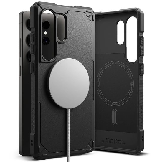 Samsung Galaxy S25 Ultra Tok - Ringke Rugged Gear Magnetic - Fekete