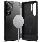 Samsung Galaxy S25 Ultra Tok - Ringke Rugged Gear Magnetic - Fekete