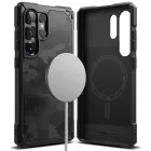Samsung Galaxy S25 Ultra Tok - Ringke Rugged Gear Magnetic - Fekete Camo