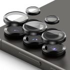 Samsung Galaxy S25 Ultra Lencsevédő - Ringke Camera Lens Frame Glass x 2 db - Fekete