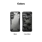 Samsung Galaxy S25+ Plus Tok - Ringke Fusion X - Fekete Camo