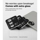 Samsung Galaxy S25+ Plus Lencsevédő - Ringke Camera Lens Frame Glass x 2 db - Fekete