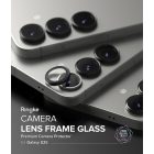 Samsung Galaxy S25 Lencsevédő - Ringke Camera Lens Frame Glass x 2 db - Fekete