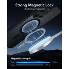 Samsung Galaxy S25+ Plus Tok - ESR Classic Hybrid Halolock - Átlátszó-Fekete
