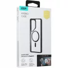 Samsung Galaxy S25 Ultra Tok - ESR Classic Hybrid Halolock - Átlátszó-Fekete