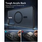 Samsung Galaxy S25 Ultra Tok - ESR Classic Hybrid Halolock - Áttetsző-Fekete