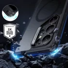 Samsung Galaxy S25 Ultra Tok - ESR Classic Hybrid Halolock - Áttetsző-Fekete