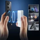 Samsung Galaxy S25 Ultra Tok - ESR Classic Hybrid Halolock - Áttetsző-Fekete