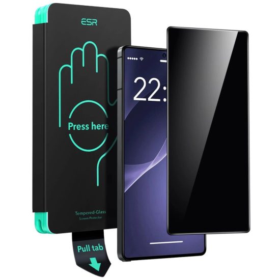 Samsung Galaxy S25 Ultra Kijelzővédő Üvegfólia - ESR Armorite Privacy