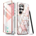 Samsung Galaxy S25 Ultra Tok - Supcase Cosmo MagSafe - Pink-Márvány